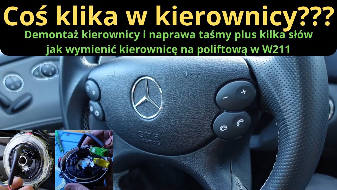 Coś klika w kierownicy? Naprawimy...