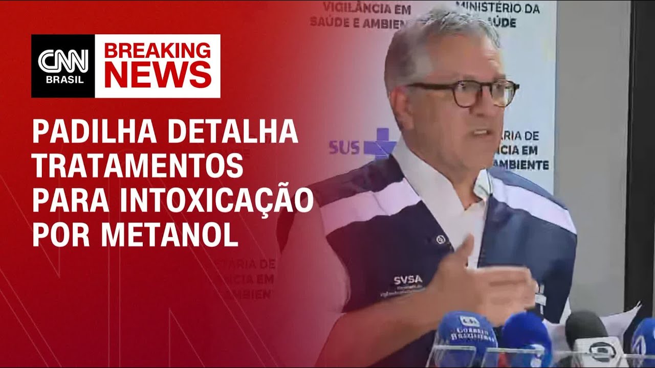 Alexandre Padilha fala sobre tratamentos para intoxica&ccedil;&atilde;o com metanol | CNN 360&ordm;