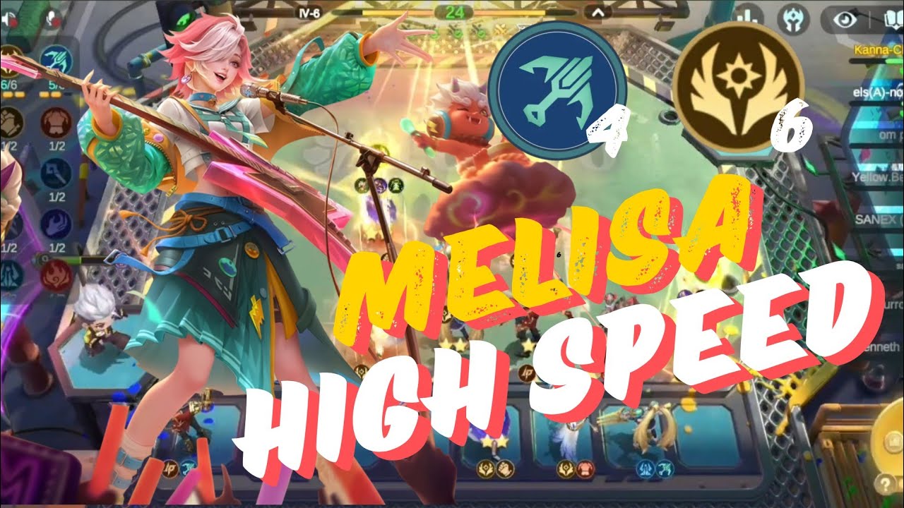 MAGIC CHESS GO GO #73 | MELISA HIGH SPEED ATTACK | GUINEVERE