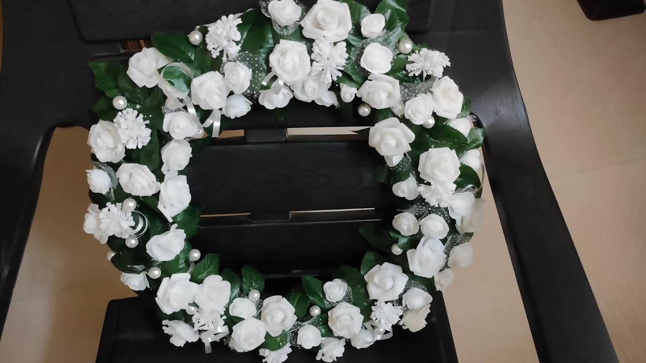 DRY FLOWER  FUNERAL WREATH