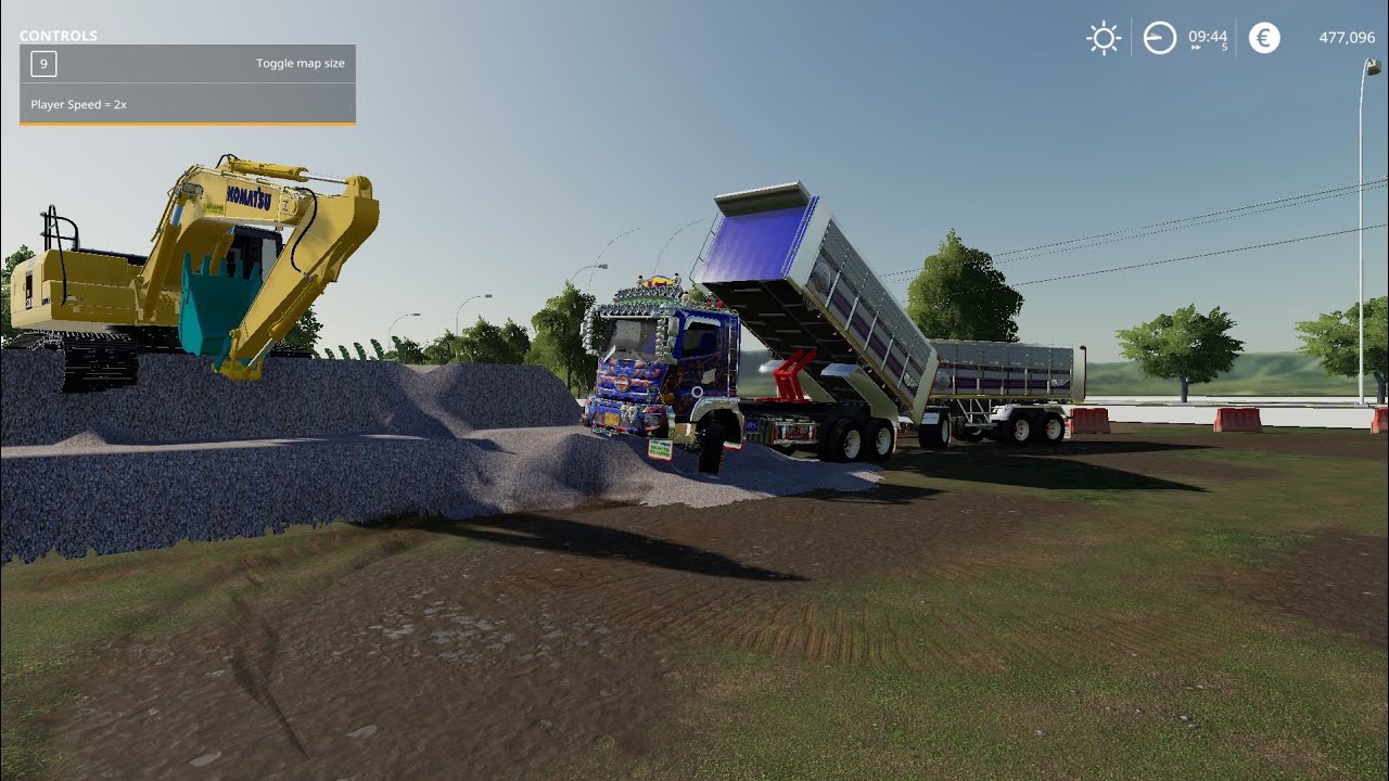 លេងហ្គេម farming simulator 19 mods😱