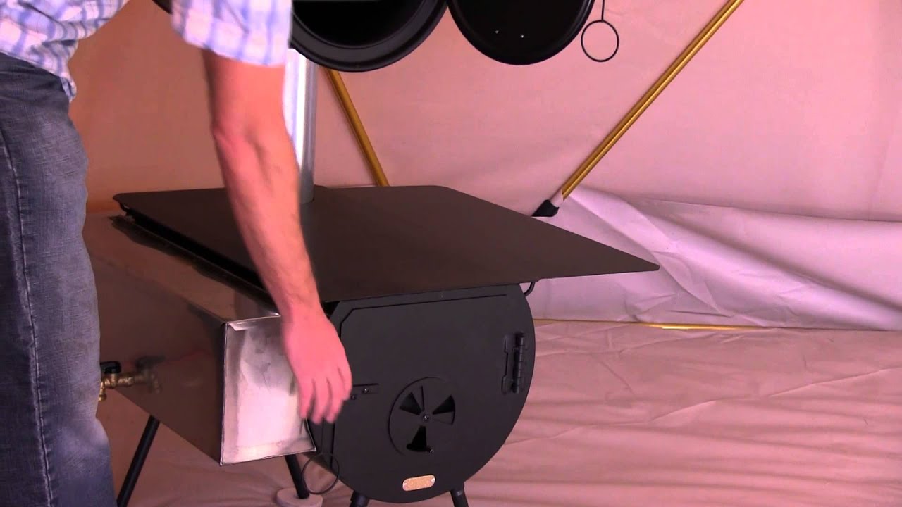 Heating your GeoShelter with a Cylinder Stove