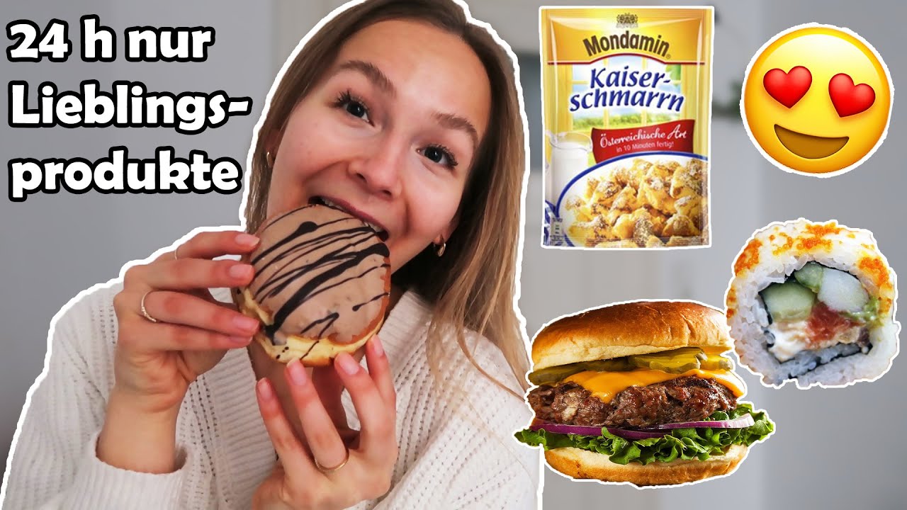 ICH ESSE 1 TAG NUR MEIN LIEBLINGSESSEN!🤩😍(because we deserve thiiiis)