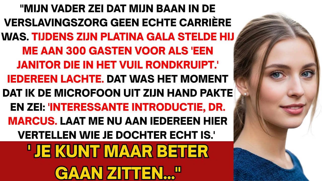 Mijn vader noemde me conciërge omdat mijn rehabwerk geen carrière was — toen bevroor ik zijn geld..,