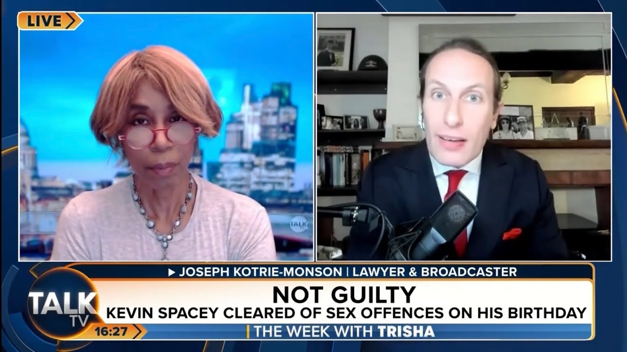 How is Kevin Spacey NOT GUILTY?- Lawyer Explains to Trisha Goddard | TalkTV