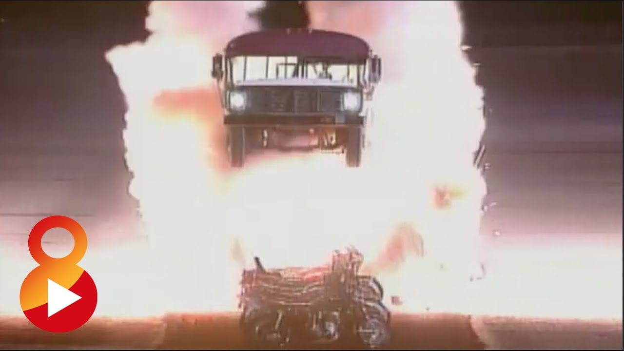 STUNTMAN JUMPS BUS OVER 15 MOTORCYCLES!