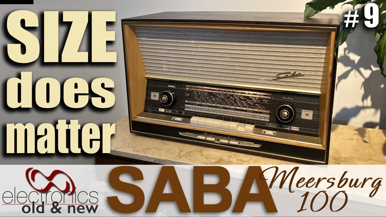 Size does matter when it comes to great sound! SABA Meersburg 100 restoration part 9