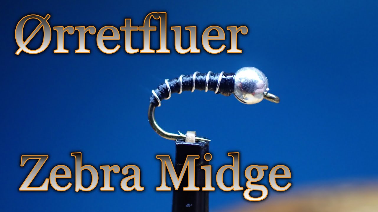 &Oslash;rretfluer. Zebra Midge size 16. Med Eivind Berulfsen.