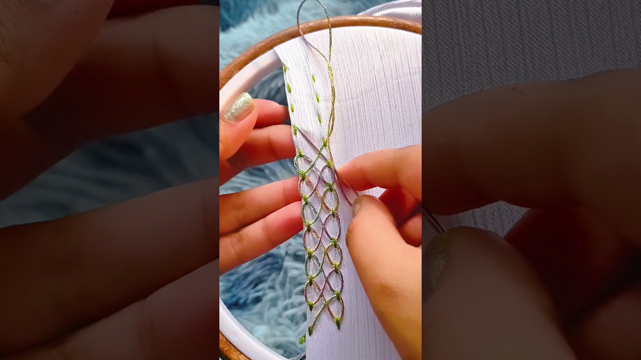 beautiful embroidery design 😍🪡 