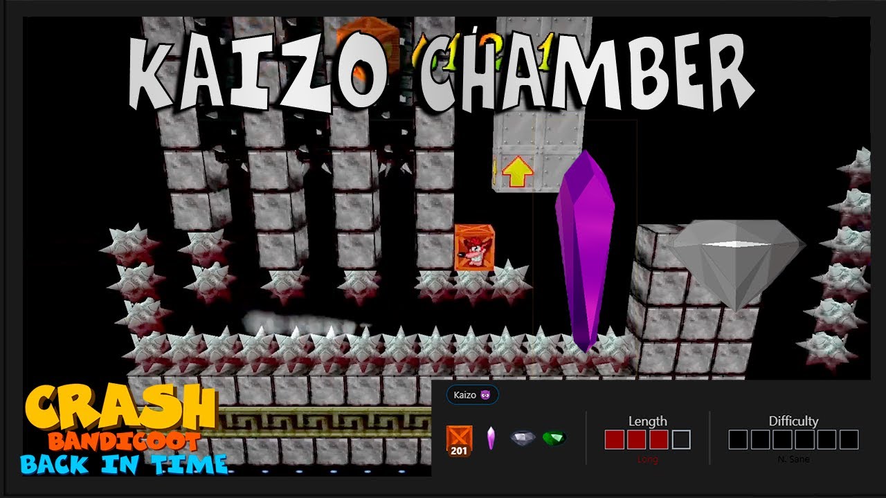 Kaizo Chamber by OG_CrashMan | Crash Bandicoot: Back In Time [Custom Level]