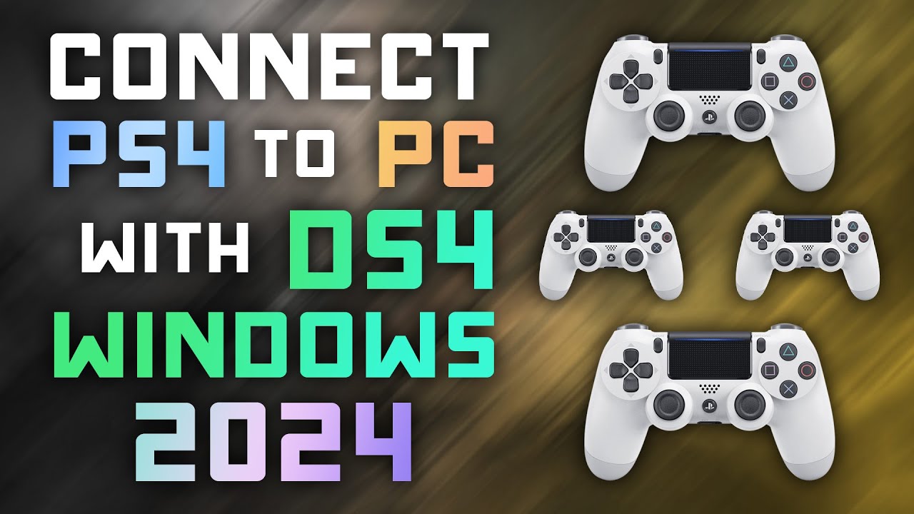 Как подключить контроллер PS4 к ПК с DS4 Windows — руководство 2024