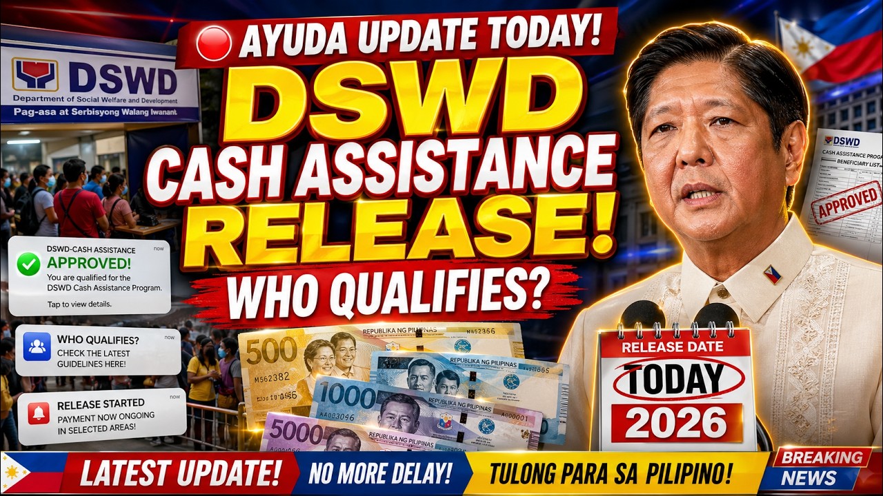 🔴 AYUDA UPDATE TODAY! DSWD CASH ASSISTANCE RELEASE + WHO QUALIFIES?