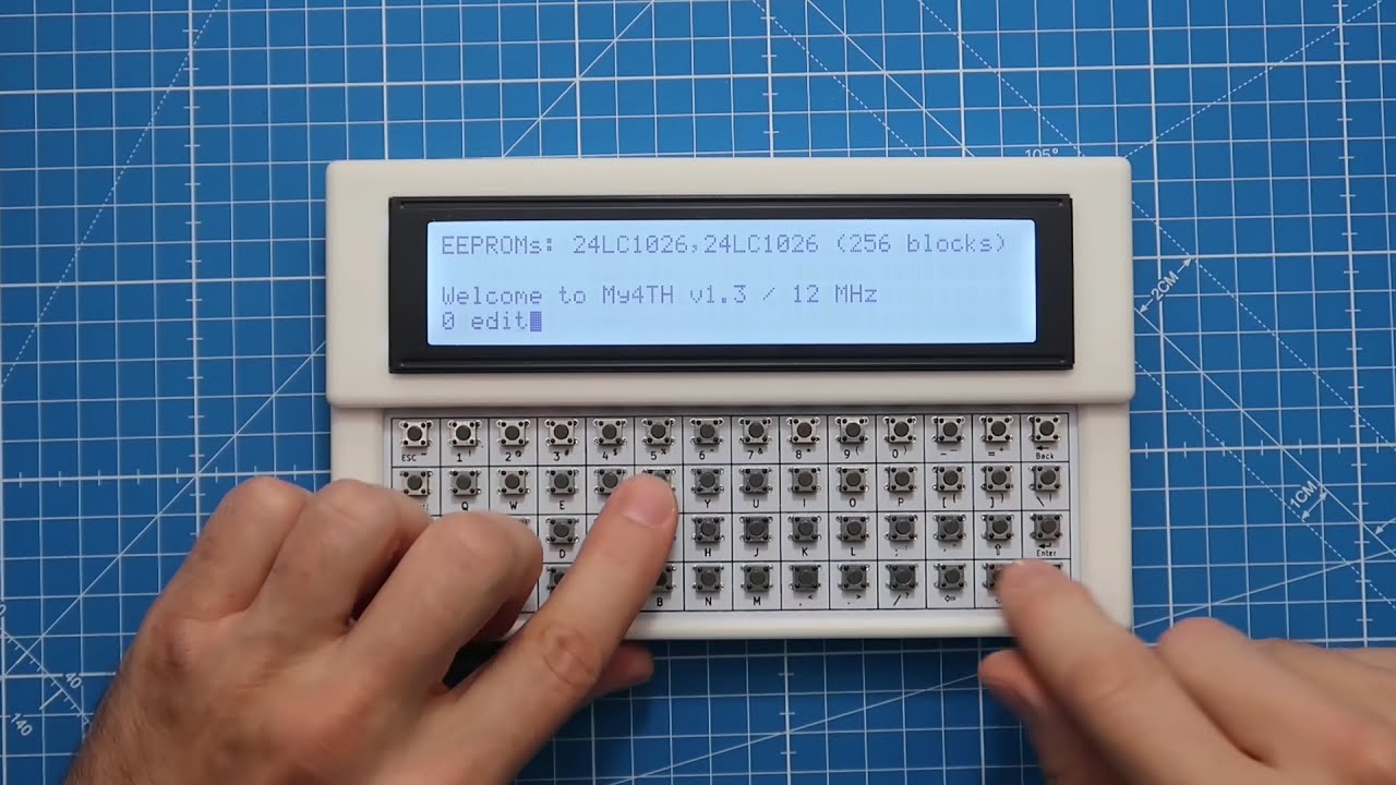 My4TH - A discrete CPU Forth computer