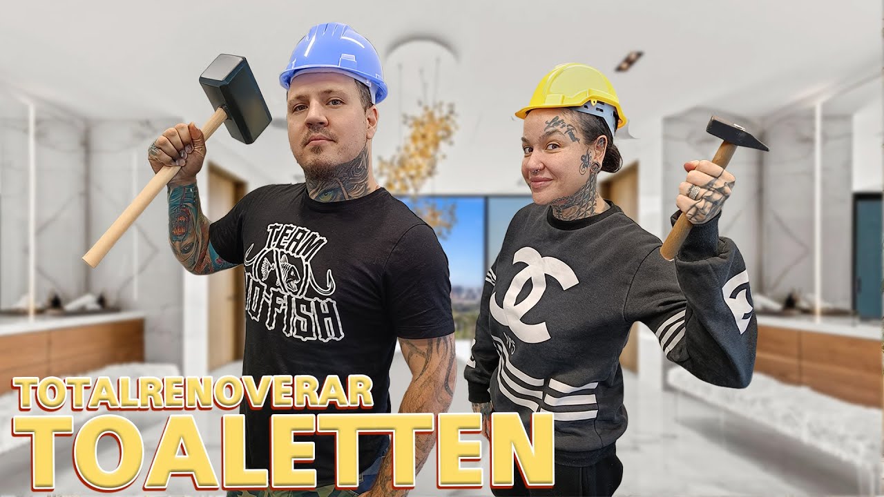 Bygger & Totalrenoverar Toaletten - Lyxig Uppgradering