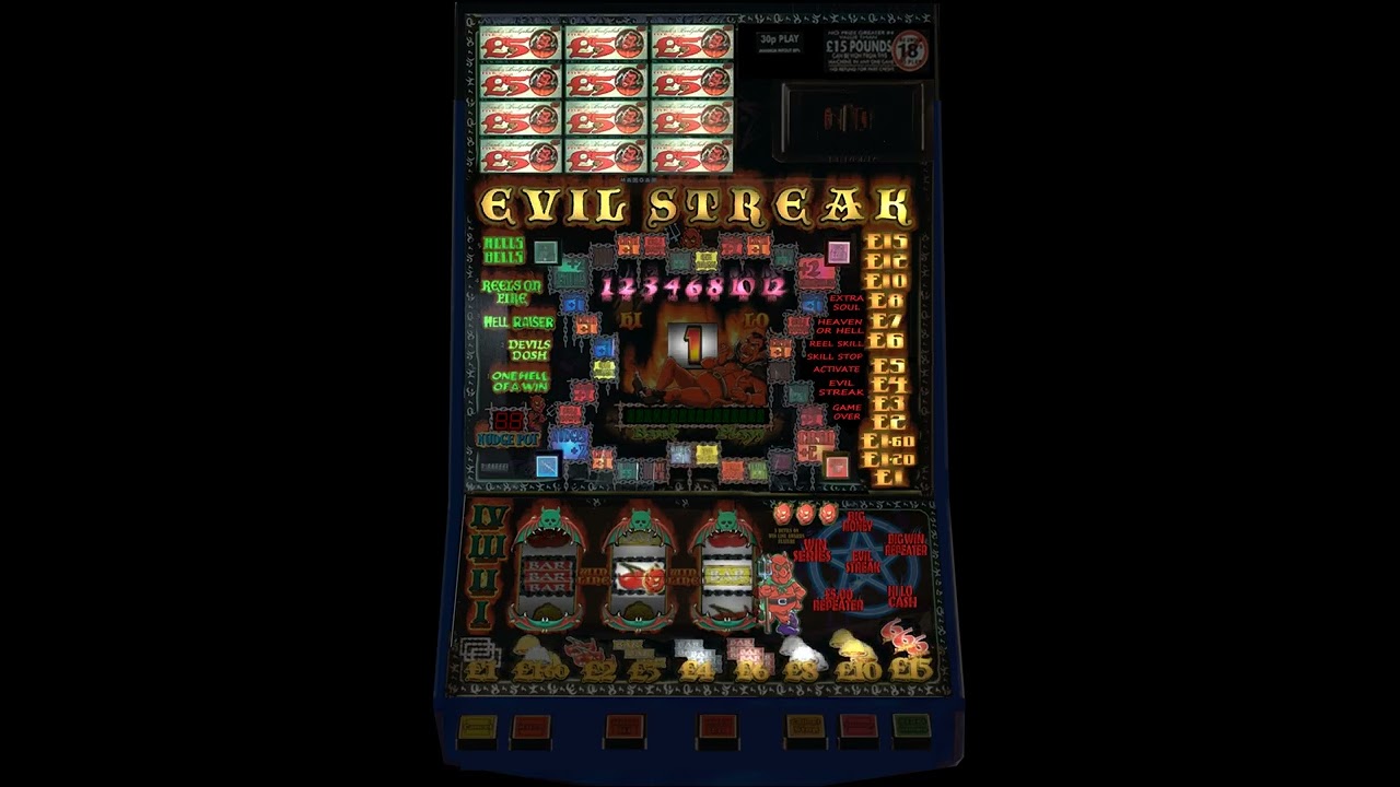 Evil Streak - £15 Jackpot - Maygay - By Woodsy