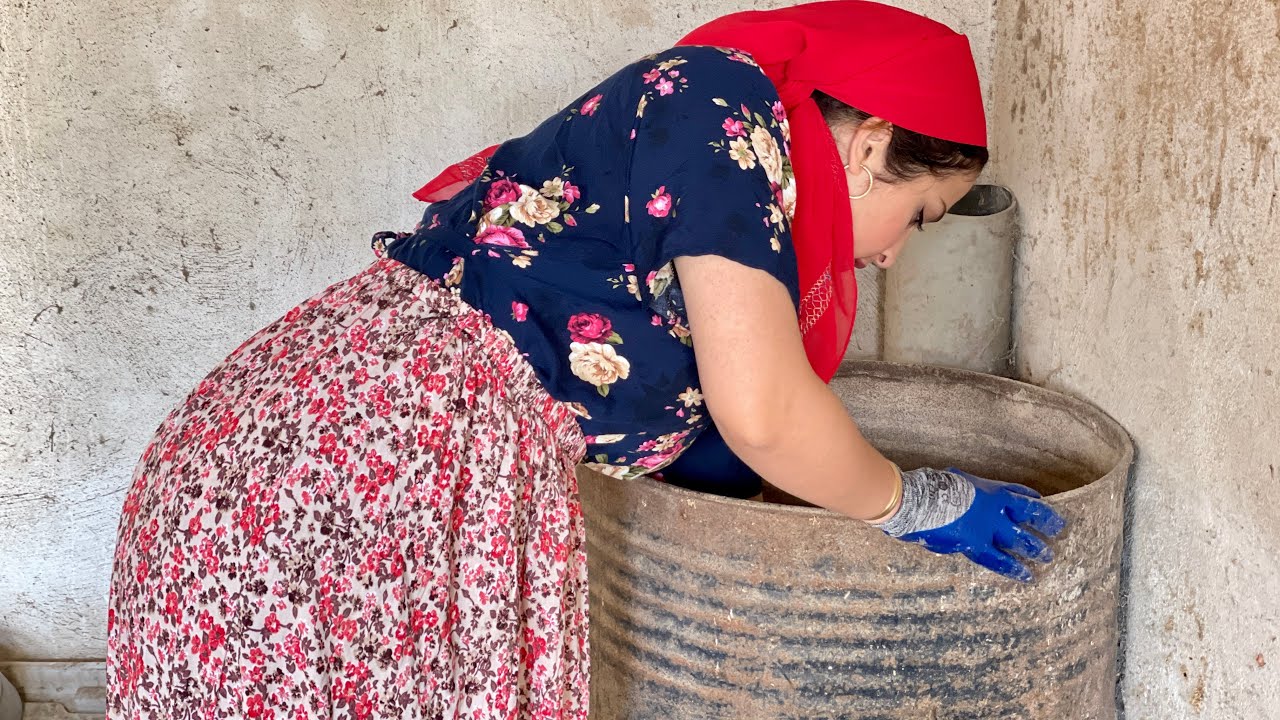 Discover the Serene Charm of Daily Life in an Iranian Village | How to Make Persian Saffron Halva