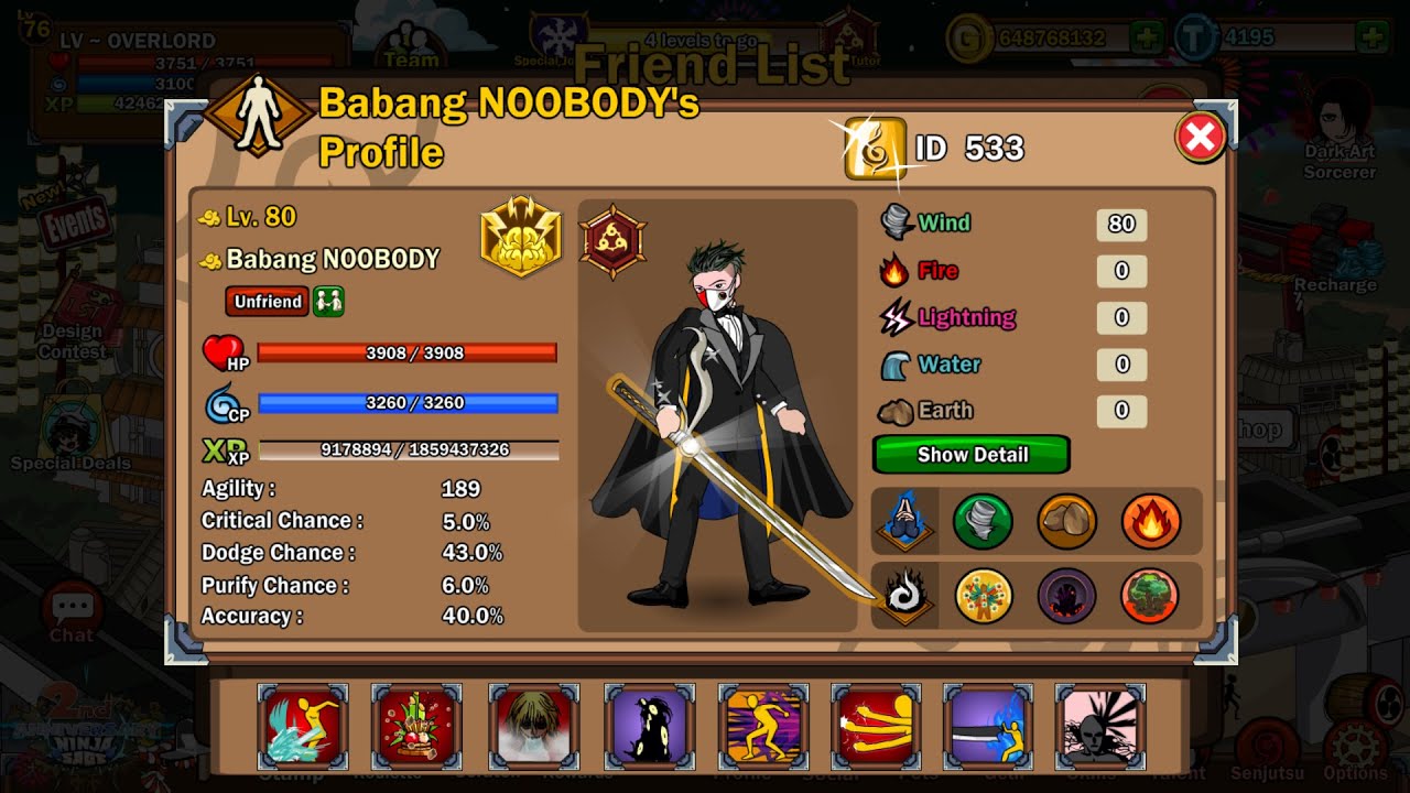 JUAL BELI AKUN NINJA SAGE CUKUP 3 JUTSU CHIMERA TURU #ninjasaga #ninjasage #nostalgia #ninjalegends