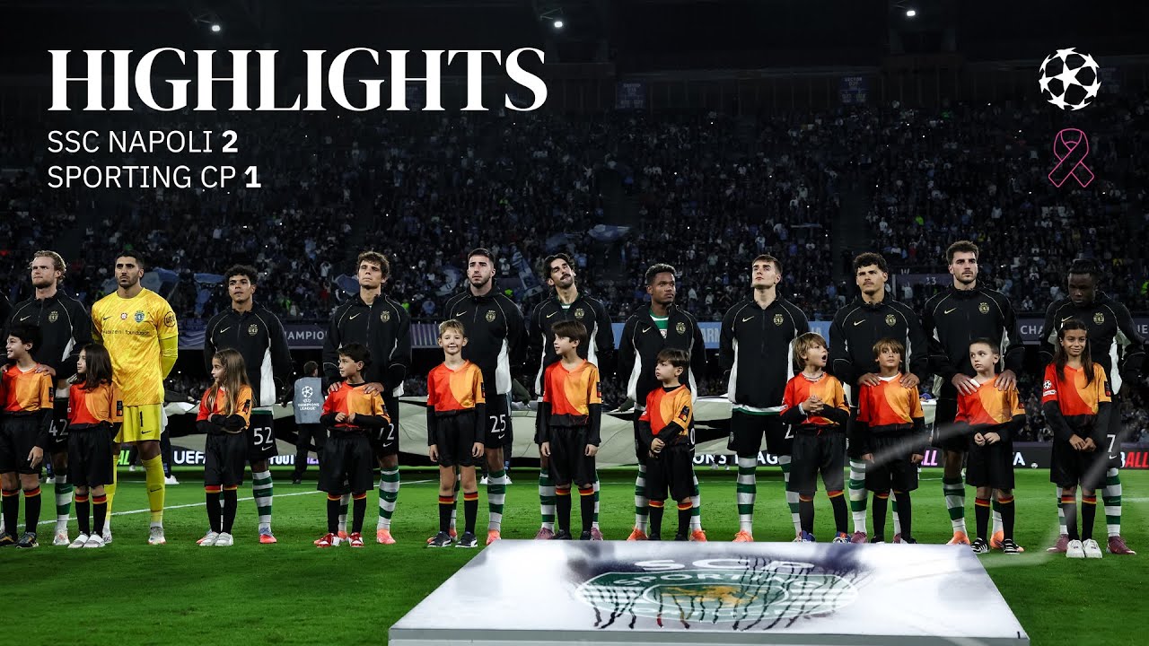 Resumo | UEFA Champions League: SSC Napoli 2-1 Sporting CP