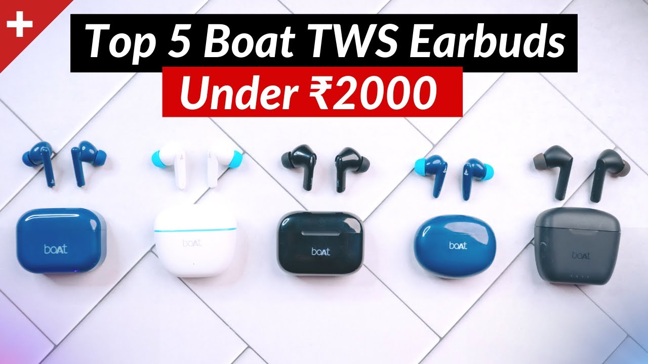 Top 5 Best Boat TWS Wireless Earbuds Under ₹2000 | Buy in 2022🔥