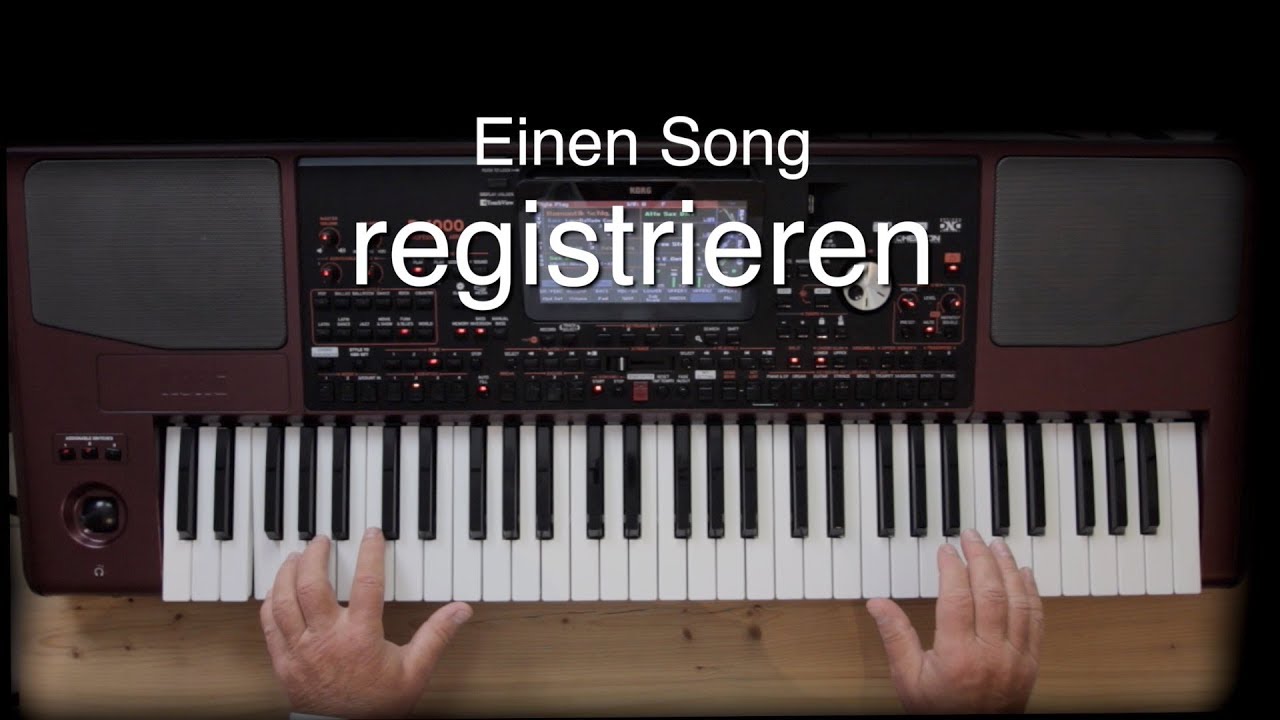 KORG PA1000 - Song registrieren #4