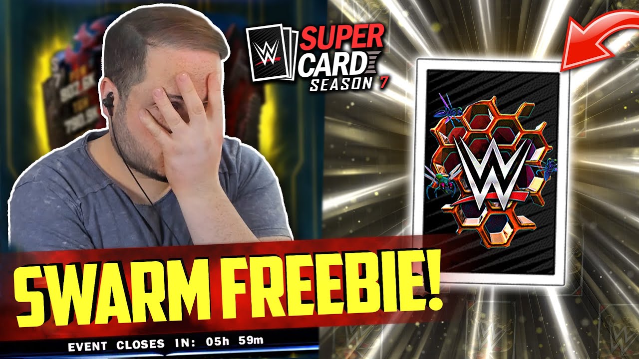 EPIC SWARM TIER FREEBIE!! It's Official.. I'M CURSED! | WWE SuperCard Season 7