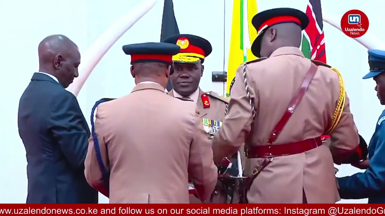 Major General David Keter Sworn In As Assistant Chief Of Defence Forces