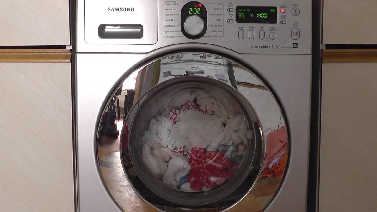 Samsung Ecobubble, Cottons 95 with a 3 quarter load 1/11 (Requested)