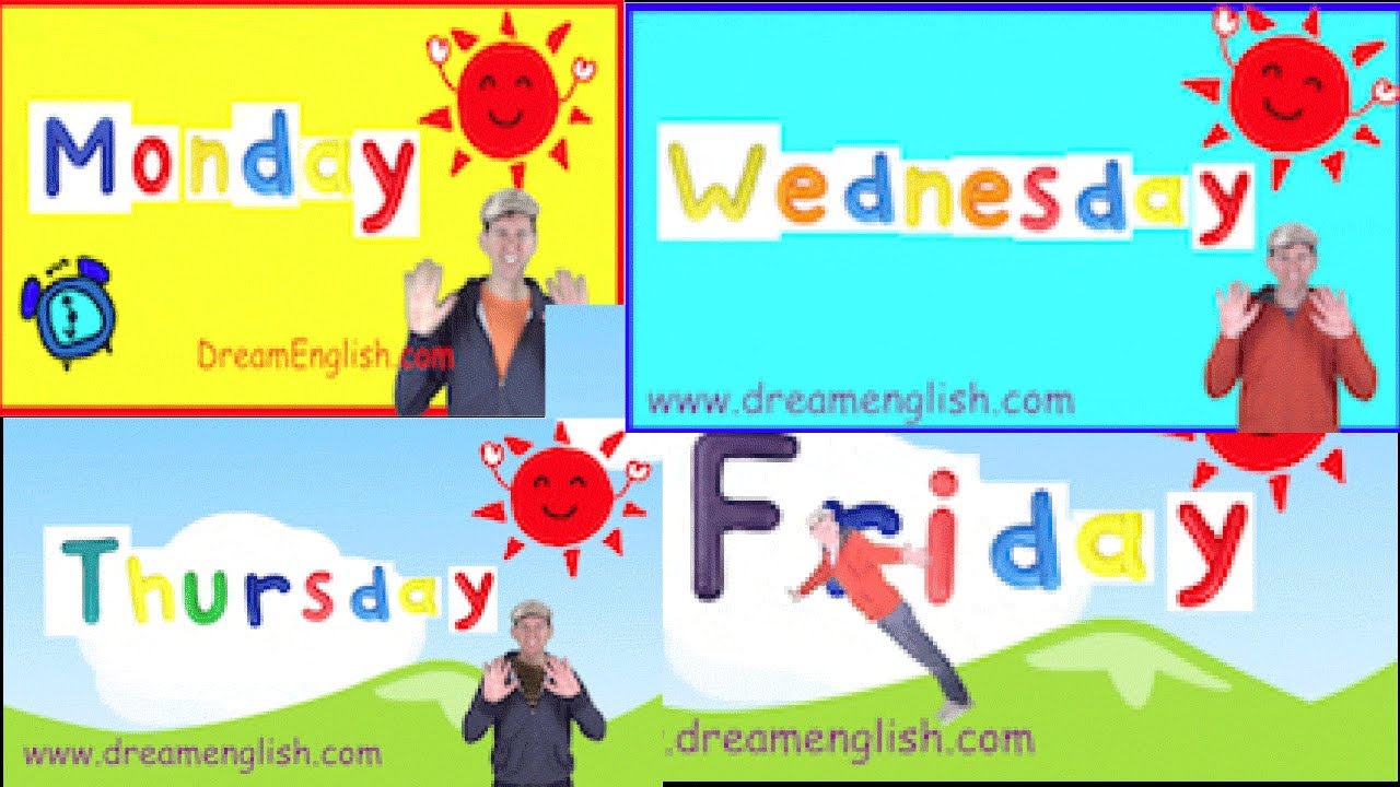 Weekday Songs: Monday, Tuesday, Wednesday, Thursday, Friday