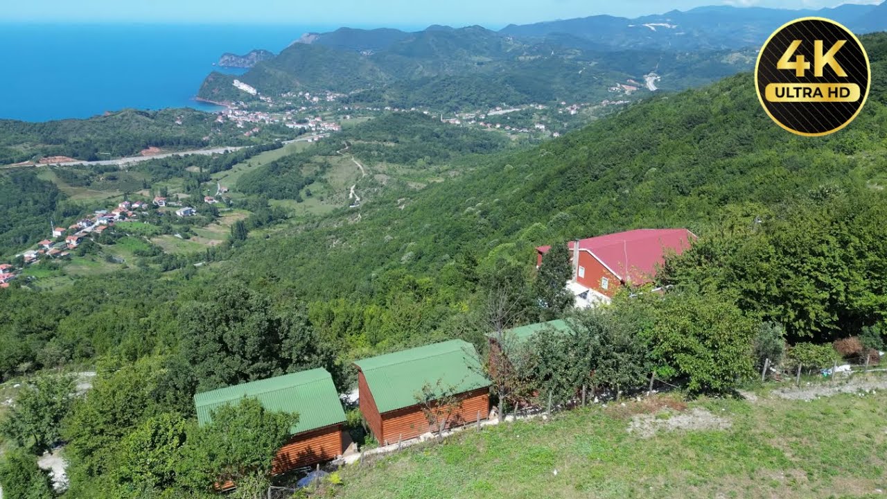 Cakraz seyir teras Bartin Amasra 4K Drone cekim (Turkey)