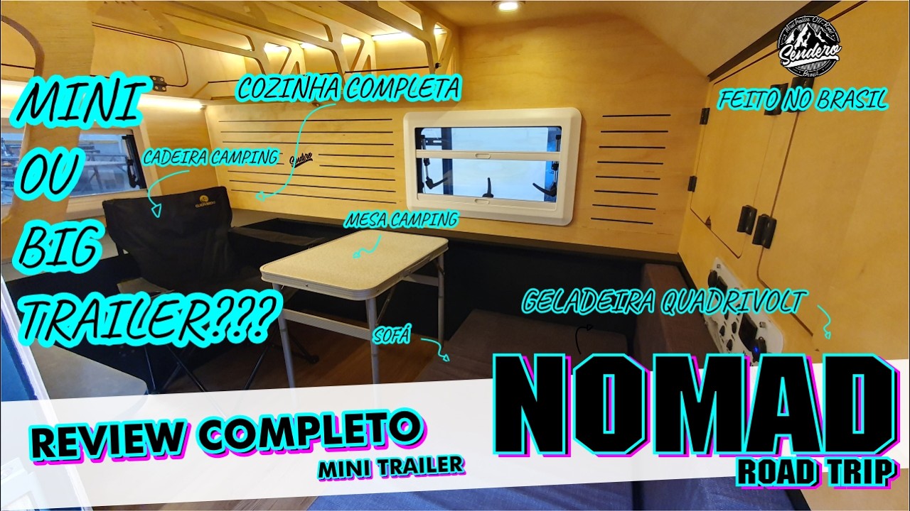MINI TRAILER SENDERO - O MAIS ESPAÇOSO DE TODOS!