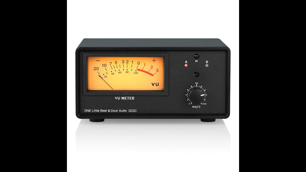 Douk Audio VU102 Amplifier / Speaker Selector with VU Meter and Remote Control