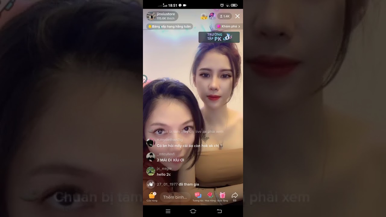 JINXIU LIVE 23/4/2022 Mọi người coi bí kíp đại ca tán chị Minh nè