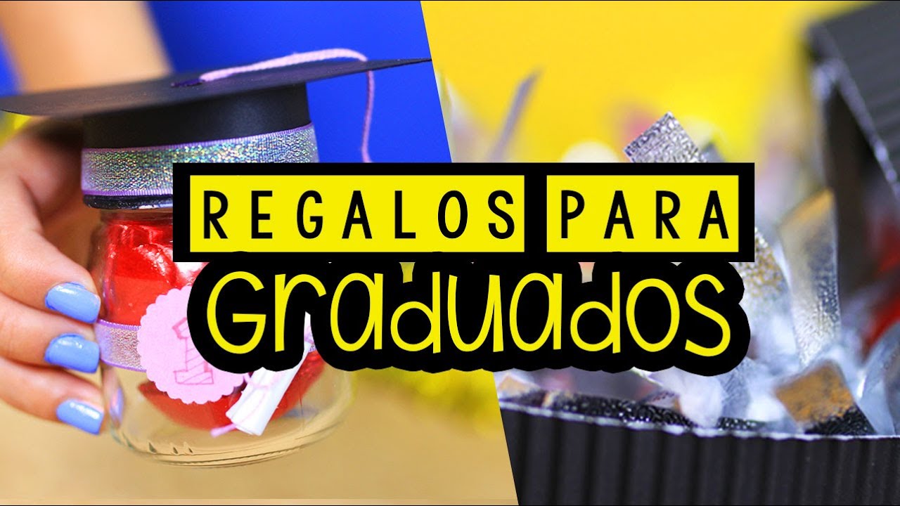 ¡REGALOS PARA GRADUACIÓN! (Fácil y rápido) ✄ Craftingeek