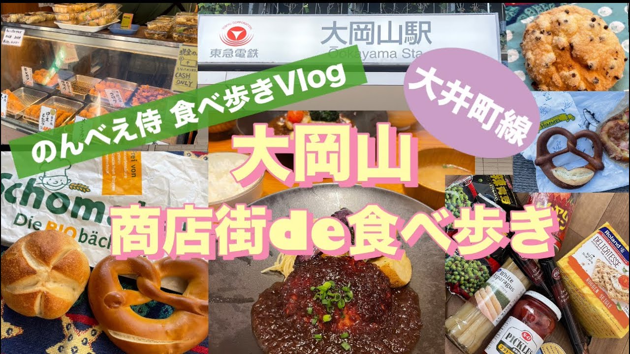 ★食べ歩きVlog★大井町線/大岡山/商店街で食べ歩き＆おつまみ買い物
