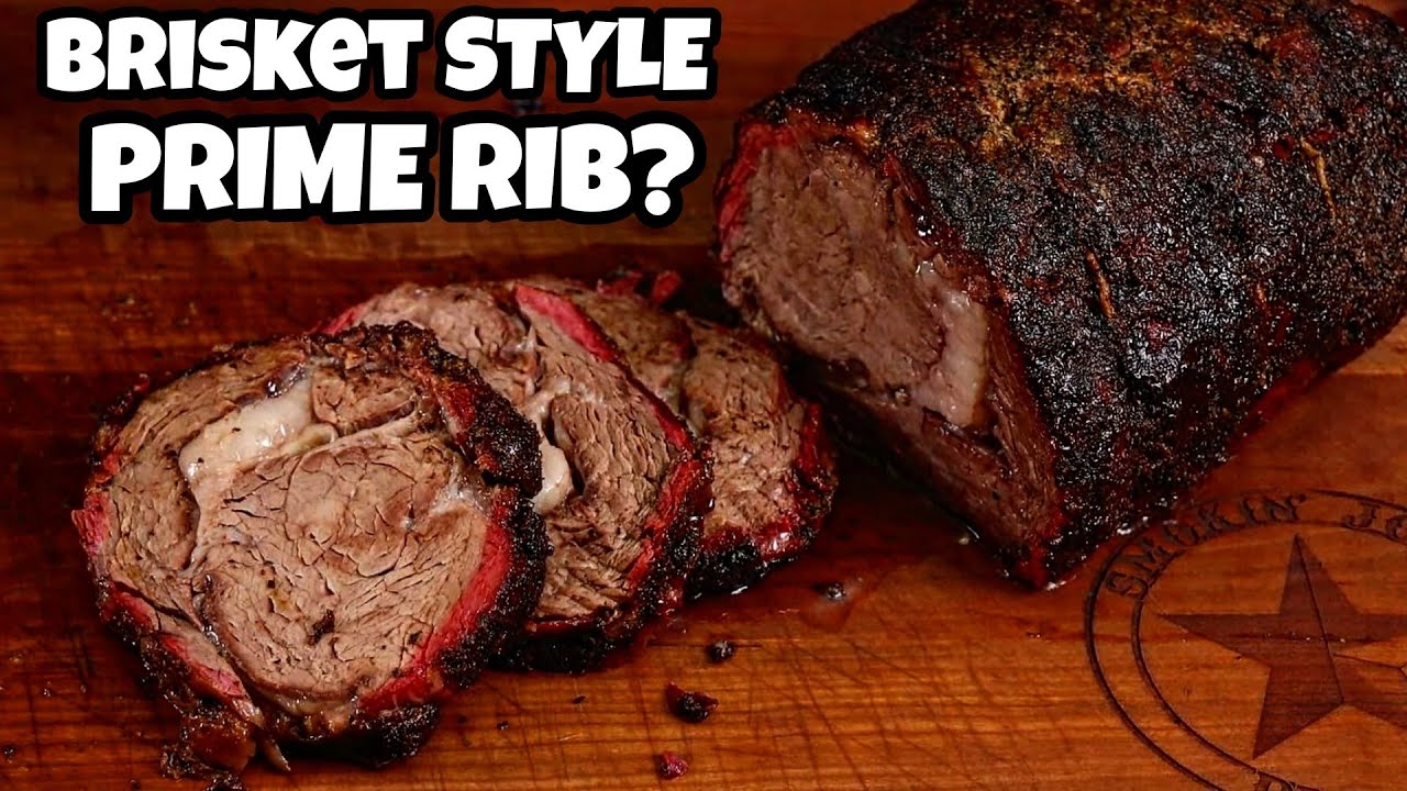 Prime Rib Smoked Like A Brisket - Prime Rib Experiment