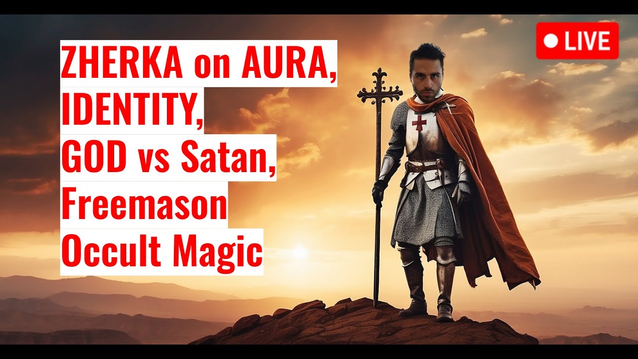 ZHERKA on Aura, Identity, Occult and Freemason Magic, God vs satan - LIVE TWITCH STREAM