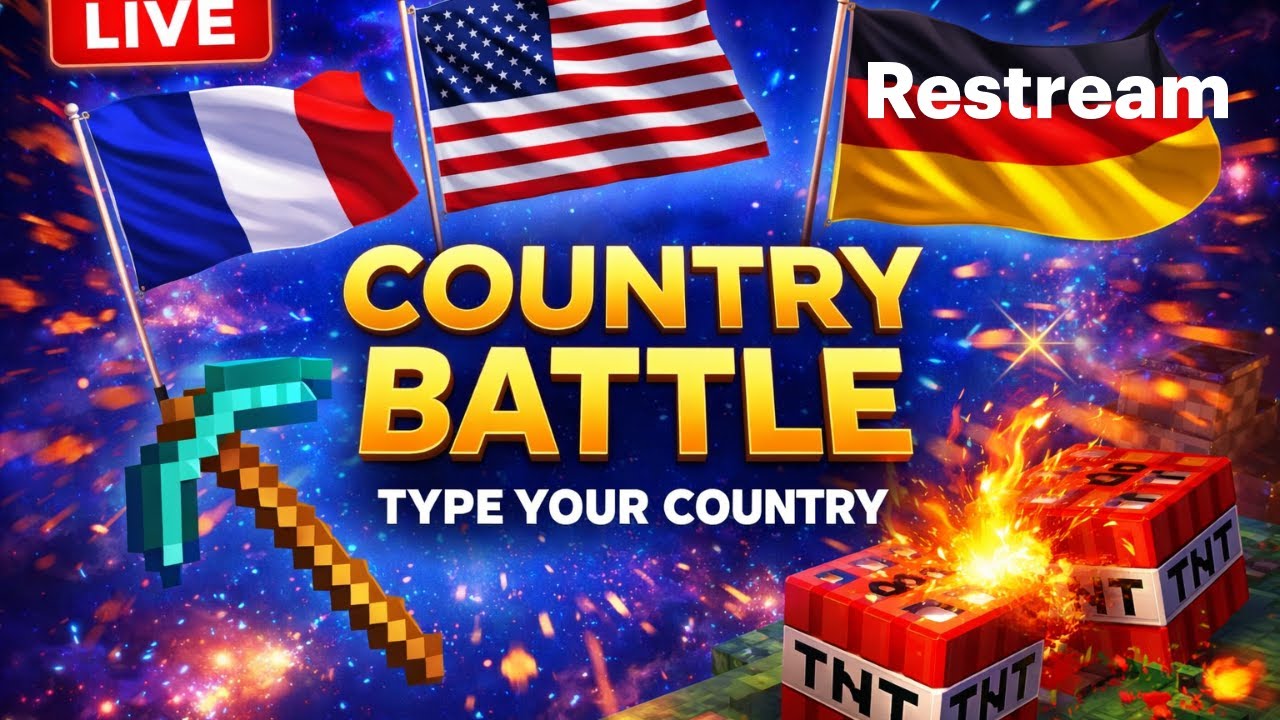 🌍 Type Your Country | 🔴 LIVE Country Battle 🏆🔥