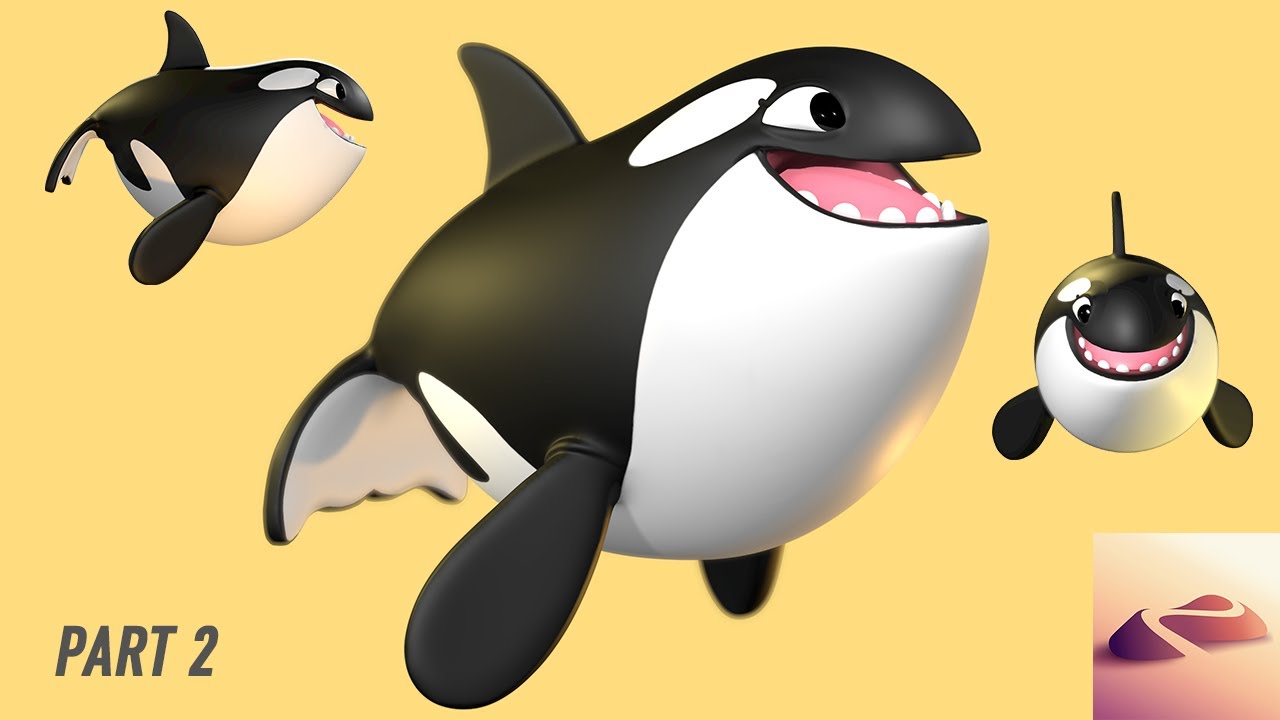 3D Sculpting in Nomad Sculpt | Orca Character Design