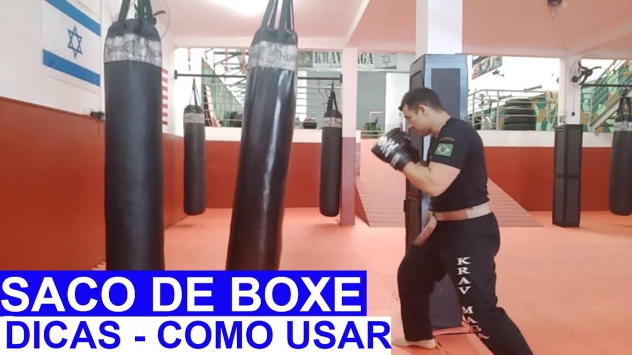SACO DE BOXE TREINO - COMO USAR  - DICAS PARA LUTA