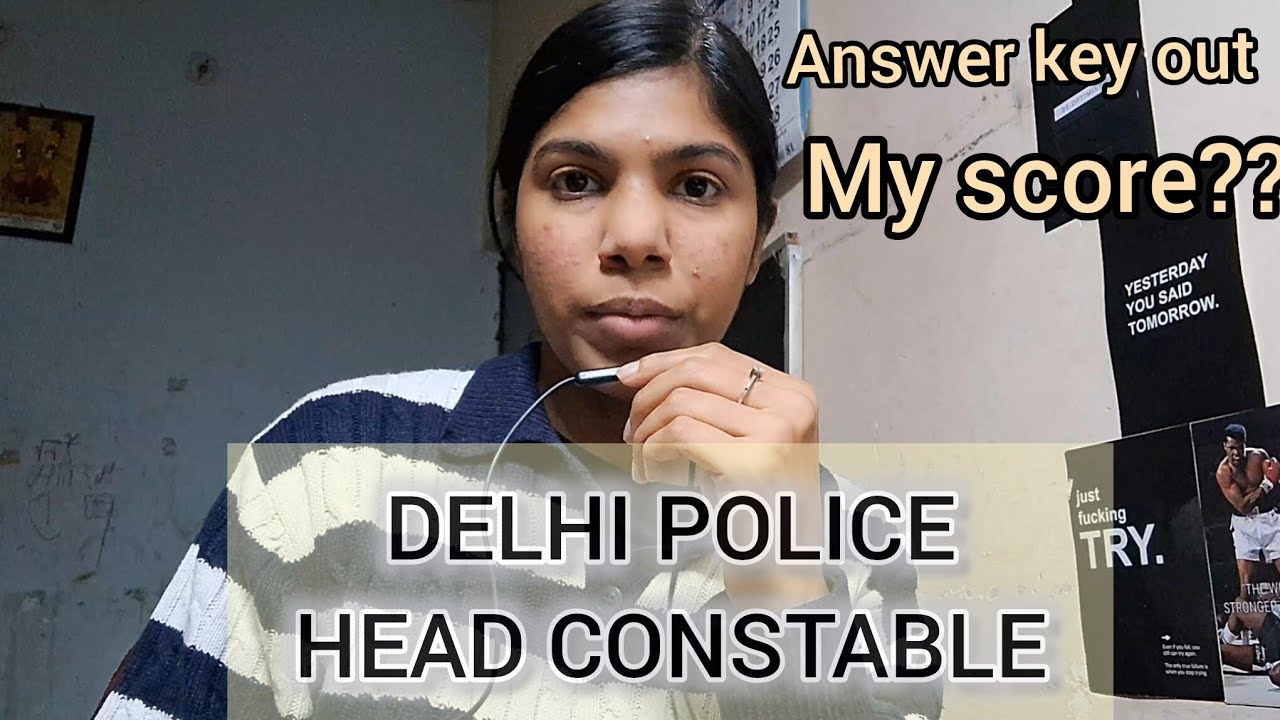 DELHI POLICE HEAD CONSTABLE MINISTERIAL ANSWER KEY MY SCORE? WHAT NEXT? #ssc2026 