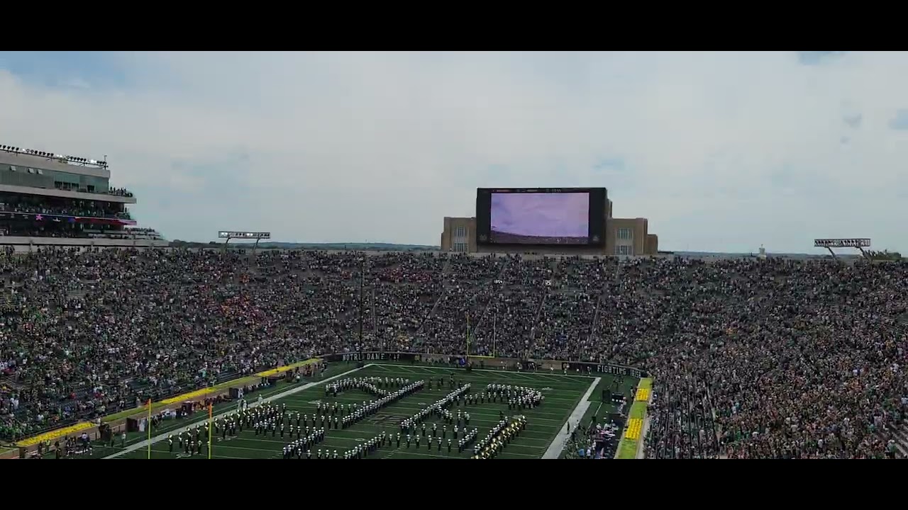 Notre Dame Band of the Fighting Irish Pregame - Central Michigan - 9/16/23