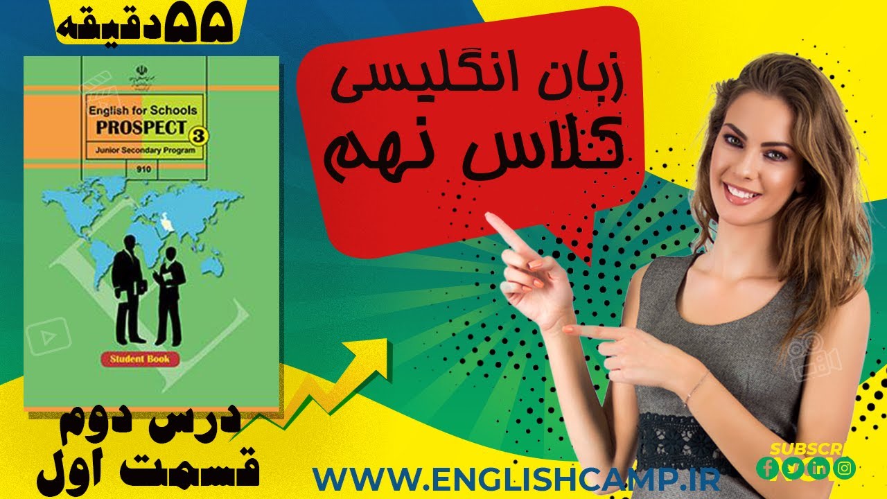 زبان انگلیسی کلاس نهم | درس دوم- قسمت اول