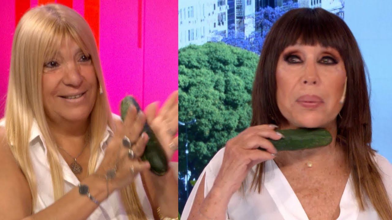 MORIA HIZO EN VIVO EL RITUAL DEL PEPINO BONDADOSO FROTÁNDOLO POR SU CUERPO PARA SOLTAR MALAS VIBRAS