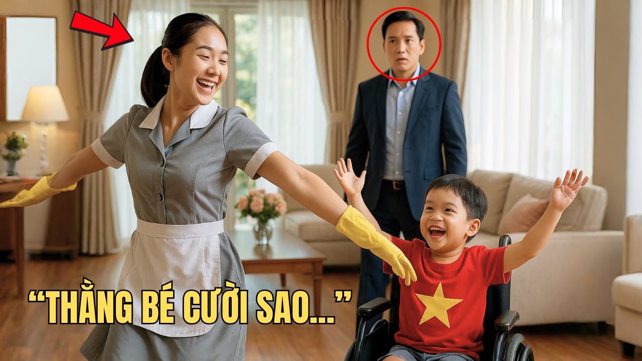 Tỷ phú bắt gặp cô giúp việc nghèo nhảy múa cùng con trai ngồi xe lăn - Điều ông làm sau đó cực sốc!