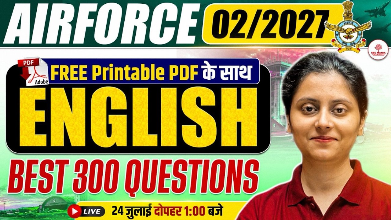 Airforce Y Group English Classes | Airforce Y Group Classes 2026 | Airforce Y Group Classes English
