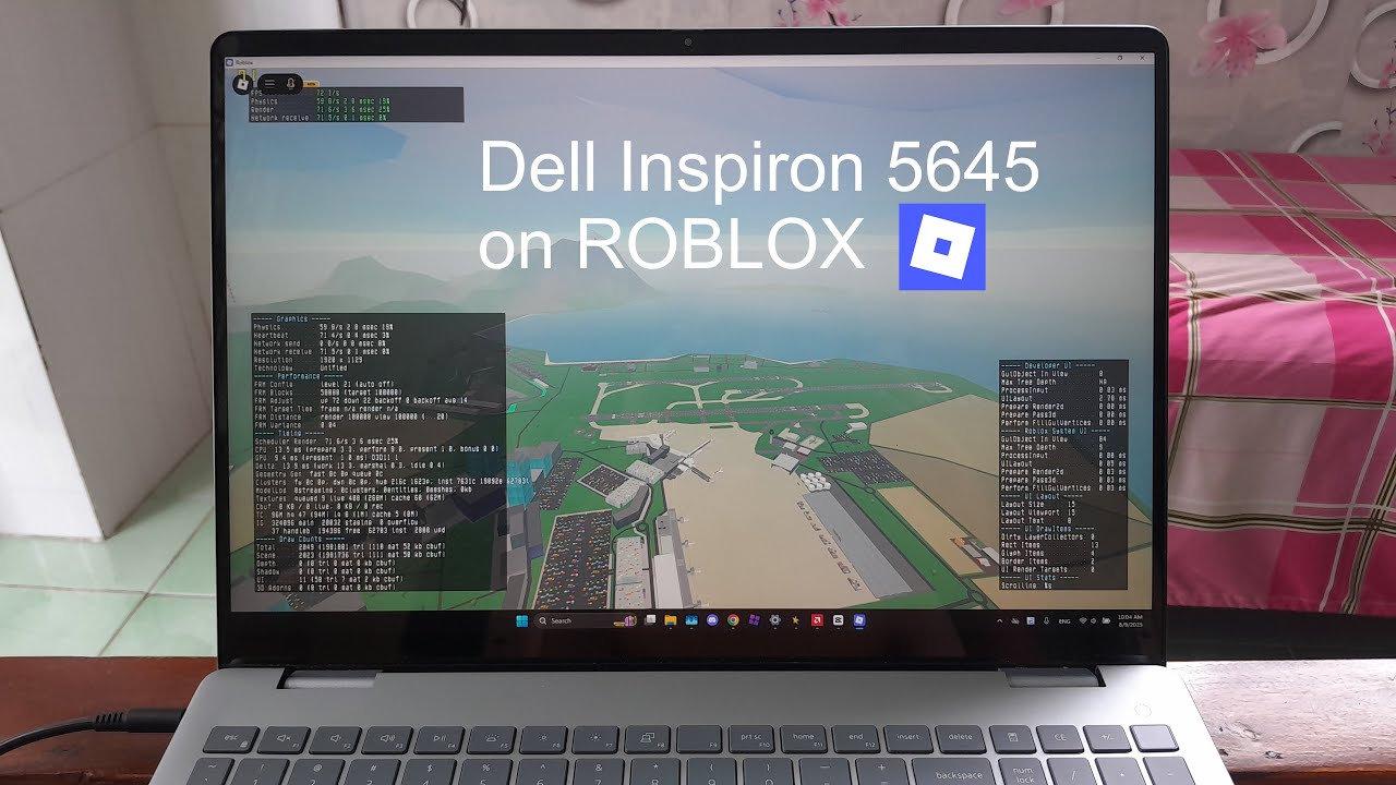 Ryzen 7 8840U w/ Radeon 780M on Roblox (ft. Dell Inspiron 5645) pt2 | 1080p