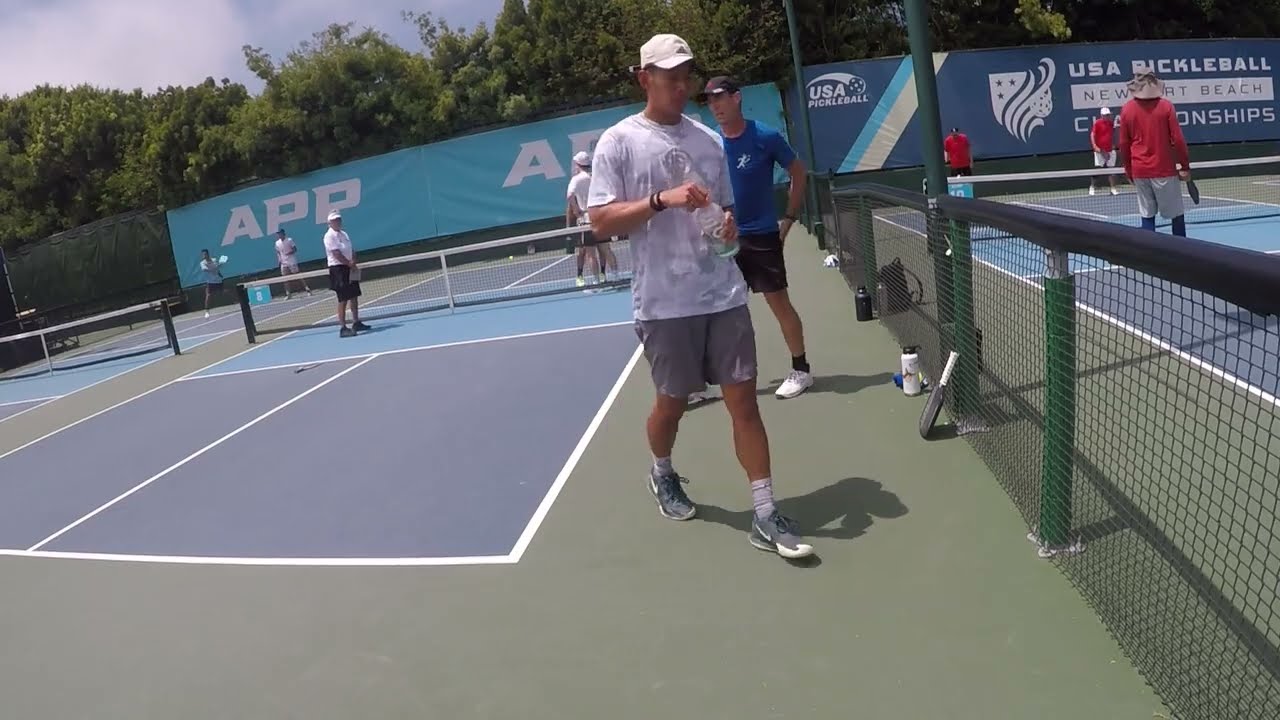 2024 APP Newport Beach Open Pickleball Tournament Men's Doubles Pro Qualifier R2