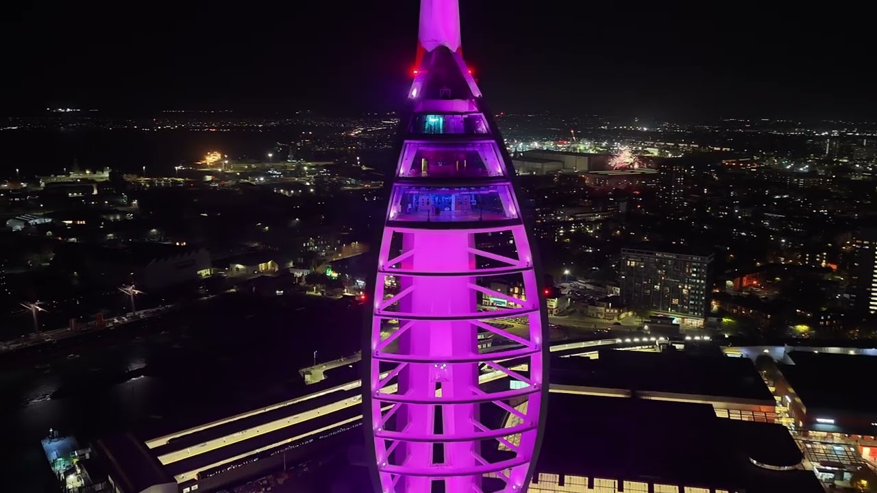 Baby reveal Spinnaker Tower