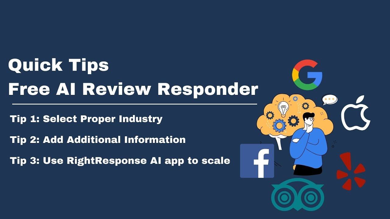 How to use our free AI review response generator - RightResponse AI