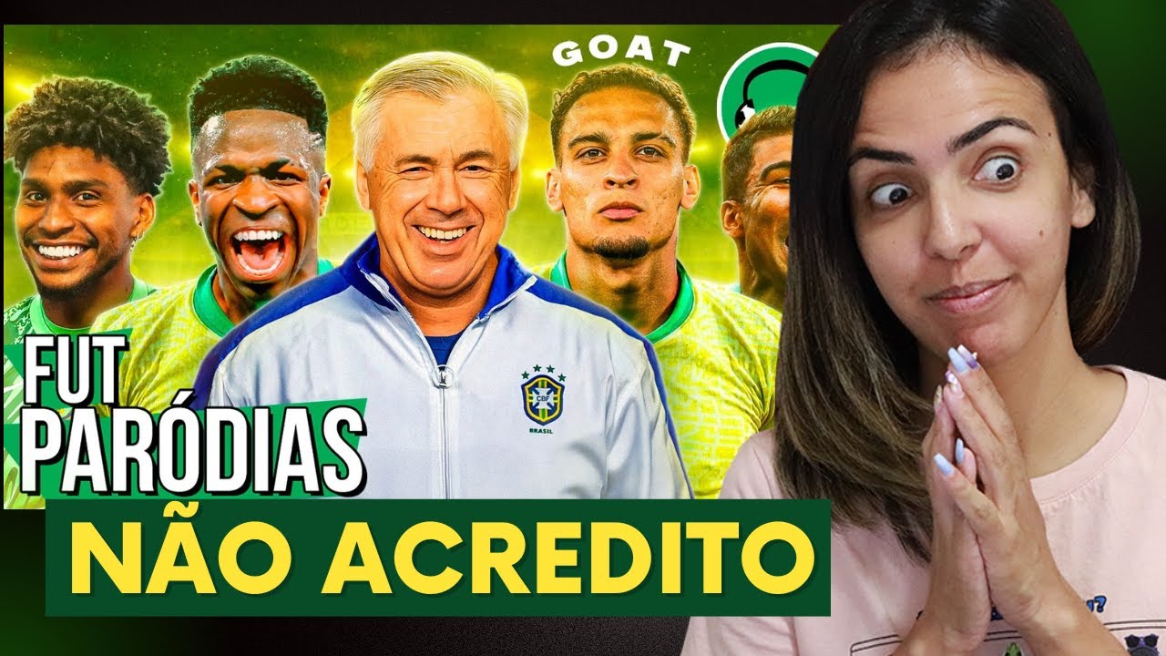 REACT: ♫ A TROPA DO ANCELOTTI: A 1ª CONVOCAÇÃO! 🔥 | Paródia My Humps - Black Eyed Peas | FutParódias